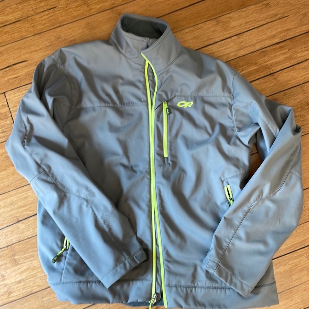XL Outdoor Research all weather Jacket.  Gray w/o hood
